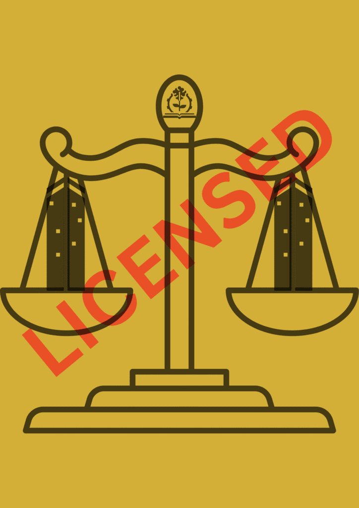 The pictue depicts intellectual property asset as a business and legal asset.